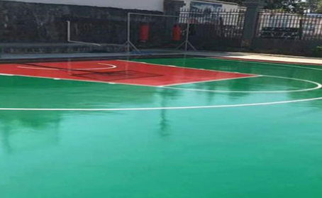 昌平篮球场翻新地面